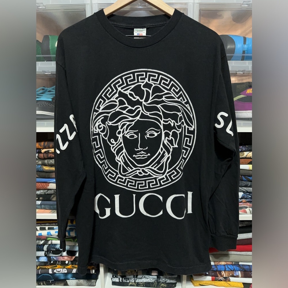 Pizza Slime Versace Gucci Louis Vuitton Chanel Long Sleeve Shirt Large